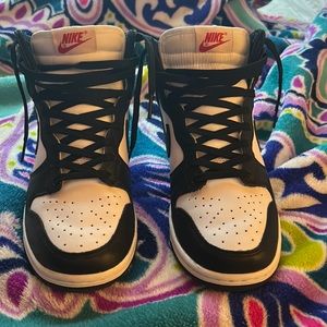 Nike dunk high pandas